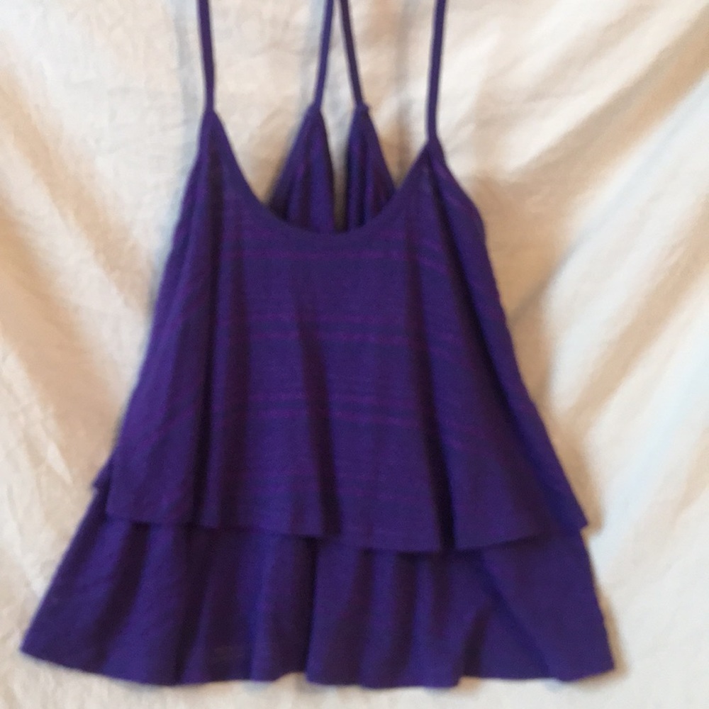 Jenni- Purple High-low Top